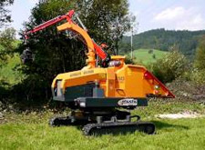 Jensen A 540 tracked with
winch, crane, turntable, special wide tracks