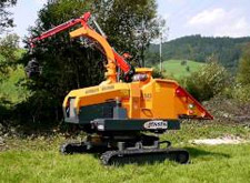 Jensen A 540 tracked with
winch, crane, turntable, special wide tracks